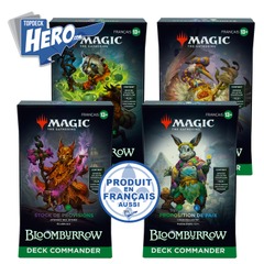 FRENCH - Bloomburrow - Commander Deck - 4 decks
